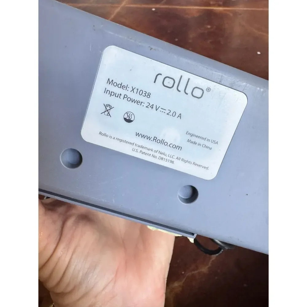 Rollo X1038 USB Thermal Shipping Label Printer 4x6 w/ Cords Tested Works